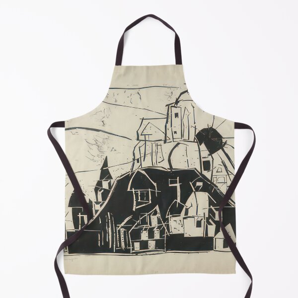 Item preview, City on the Mountain (Stadt auf dem Berge) - 1918 by Lyonel Feininger - Bauhaus Movement designed and sold by namikikkik.
