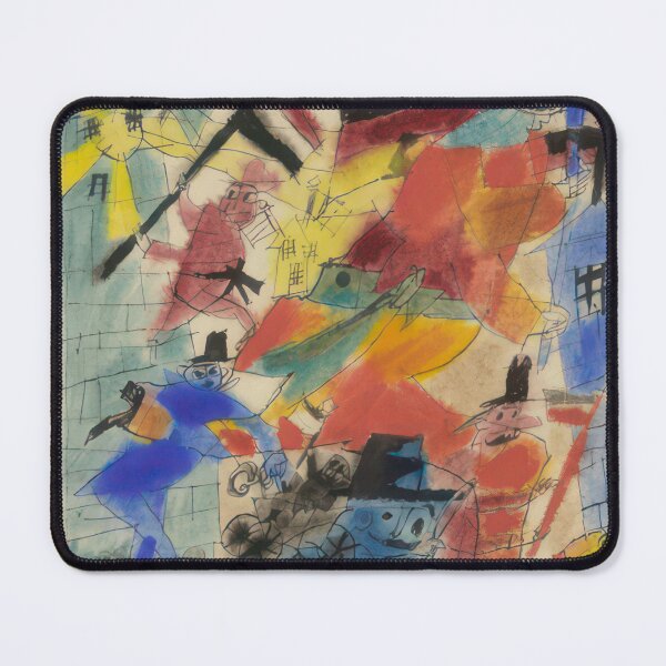 Item preview, Euphoric Victory (Siegesrausch) - 1918 by Lyonel Feininger - Bauhaus Movement designed and sold by namikikkik.