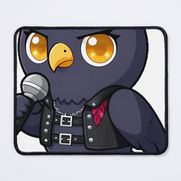 Item preview, Gothic Hawk Rockstar with Silver Microphone designed and sold by IllumeInk.