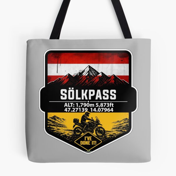 Item preview, Sölk Pass, Styria, Austria Solkpass Austria Motorcycle Ive DOne It! Sticker TShirt 03 designed and sold by OuterShellUK.