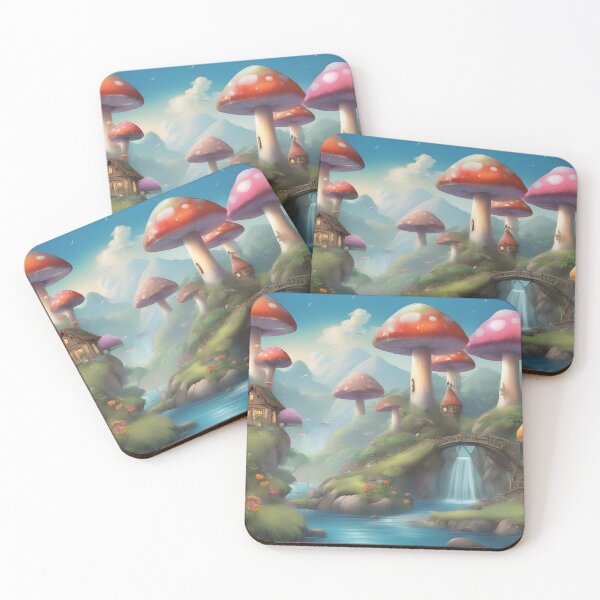 Item preview, A Land of Mushrooms designed and sold by Fanta-sticky.