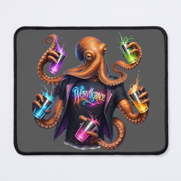 Item preview, Copy of Octopus Bartender Gift designed and sold by Wenvilgrace.