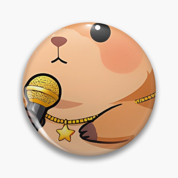 Item preview, Cute Hamster Rapper with Gold Chain designed and sold by pumsquare.