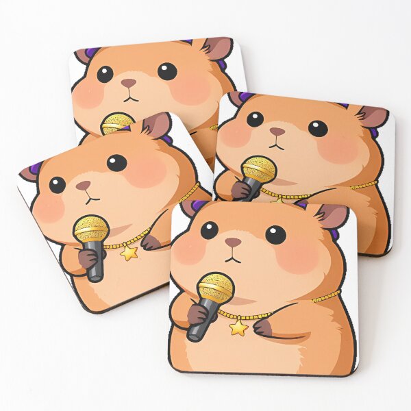 Item preview, Cute Hamster Rapper with Gold Chain designed and sold by pumsquare.