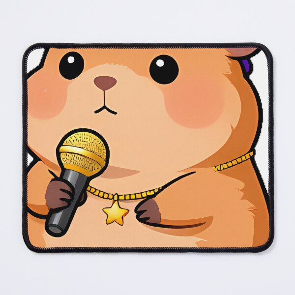 Item preview, Cute Hamster Rapper with Gold Chain designed and sold by pumsquare.