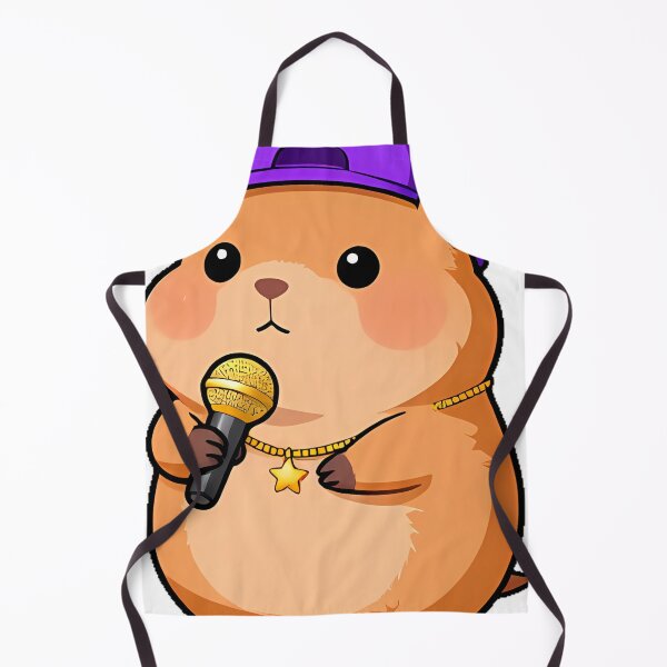 Item preview, Cute Hamster Rapper with Gold Chain designed and sold by pumsquare.