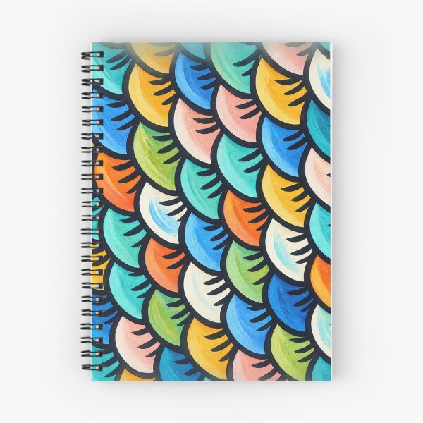 Item preview, Hand Painted Fish Scales – Artistic Aquatic Texture Pattern designed and sold by annenambiro.