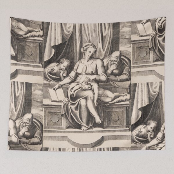 Item preview, Holy Family with Sleeping Christ Child designed and sold by artofuniverse.