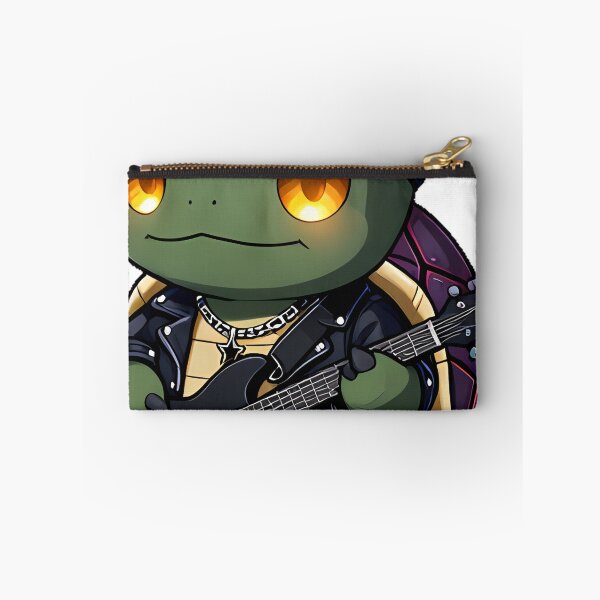 Item preview, Gothic Turtle Rockstar with Tiny Guitar designed and sold by IllumeInk.