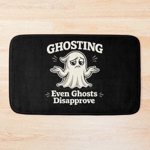 Item preview, Ghosting: Even Ghosts Disapprove Funny Design | Modern Dating & Relationship Humor | Introvert Meme | Texting & Communication designed and sold by kjson1.