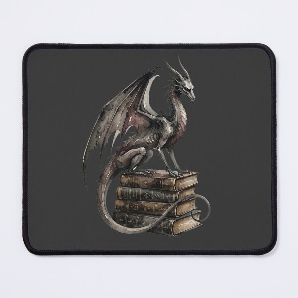 Item preview, The Librarian's Wyvern - Dark Academia Dragon designed and sold by GrabaHuk.
