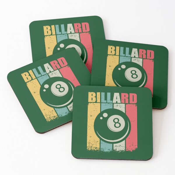 Item preview, 8-Ball Pool Billiards Retro Billiards Poolbilliard 729 designed and sold by CosmicCherryArt.