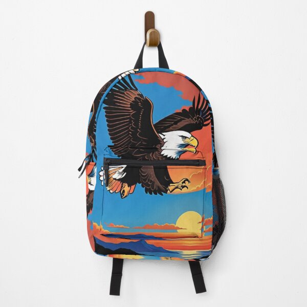 Item preview, Art - Iconic American Eagle, Stylized Illustration in Flight designed and sold by World-Pets.