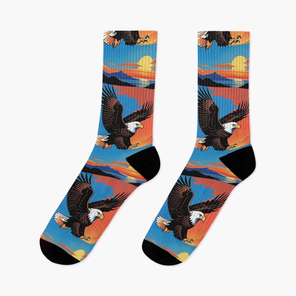 Item preview, Art - Iconic American Eagle, Stylized Illustration in Flight designed and sold by World-Pets.