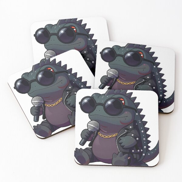 Item preview, Gothic Iguana Rockstar with Sunglasses designed and sold by IllumeInk.