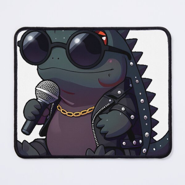 Item preview, Gothic Iguana Rockstar with Sunglasses designed and sold by IllumeInk.