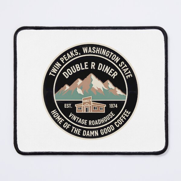 Item preview, Double R Diner Retro Roadhouse Coffee Twin Peaks Wa designed and sold by ArchieBiava1.