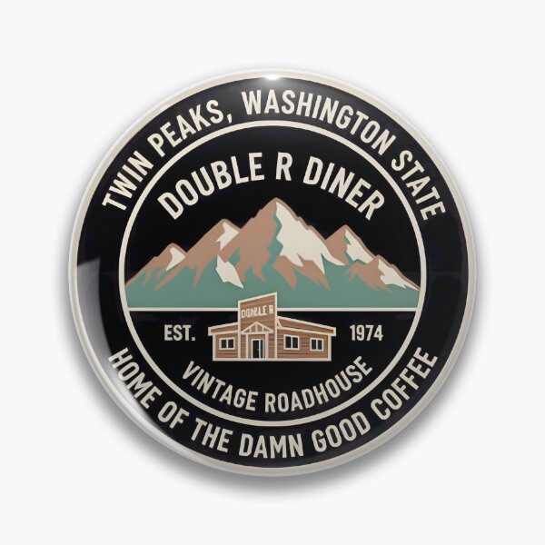 Item preview, Double R Diner Retro Roadhouse Coffee Twin Peaks Wa designed and sold by ArchieBiava1.