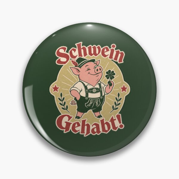 Artikelvorschau, Schwein gehabt Glücksschwein deutscher Oktoberfest-Humor entworfen und verkauft von AntiqueImages.