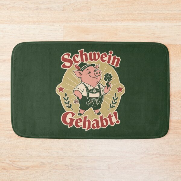 Item preview, Schwein Gehabt Lucky Pig German Oktoberfest Humor designed and sold by AntiqueImages.