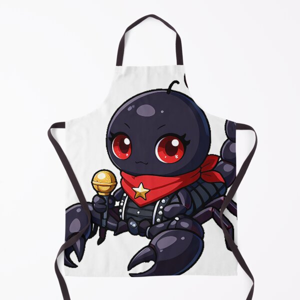 Item preview, Gothic Scorpion Rockstar with Gold Microphone designed and sold by IllumeInk.