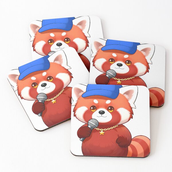 Item preview, Cute Red Panda Rapper with Snapback designed and sold by pumsquare.