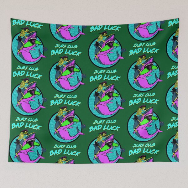 Item preview, Bad Luck Surf Club 200 designed and sold by CosmicCherryArt.