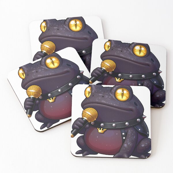 Item preview, Gothic Toad Rockstar with Spiked Collar designed and sold by IllumeInk.