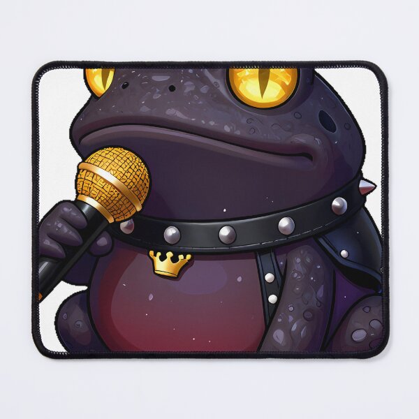 Item preview, Gothic Toad Rockstar with Spiked Collar designed and sold by IllumeInk.