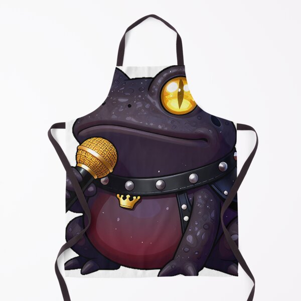 Item preview, Gothic Toad Rockstar with Spiked Collar designed and sold by IllumeInk.