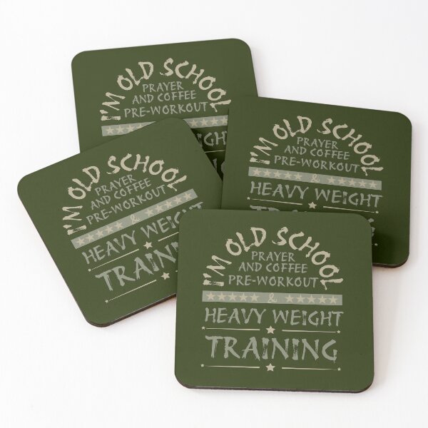 Item preview, Old School Prayer And Coffee Christian Gym designed and sold by Bezuiden.