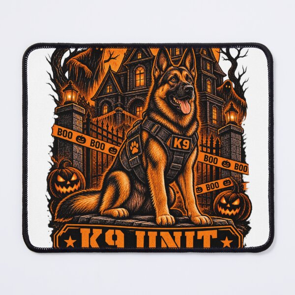 Item preview, K9 Unit Paranormal Division German Shepherd Halloween Funny K9 Halloween designed and sold by KnrNazimTHRE4DS.