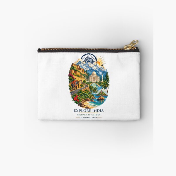 Item preview, Explore India – Freedom to Wander | Independence Day Travel Art designed and sold by ArtsyExplorer.