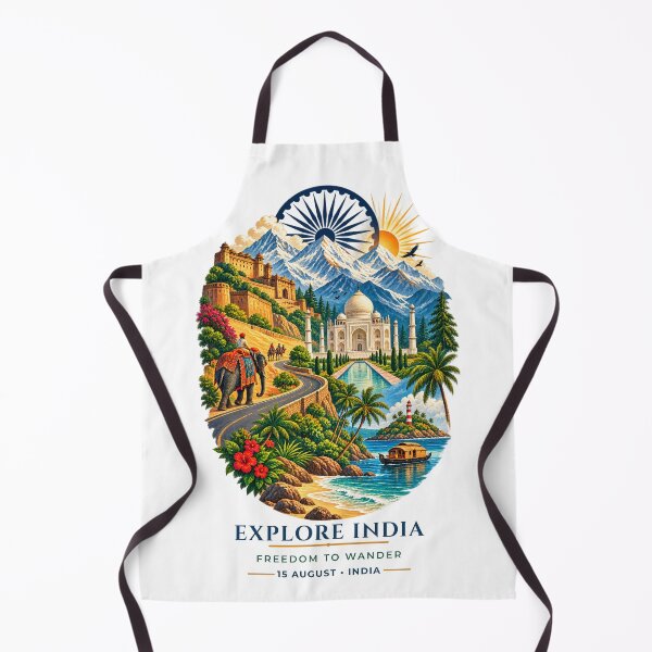 Item preview, Explore India – Freedom to Wander | Independence Day Travel Art designed and sold by ArtsyExplorer.