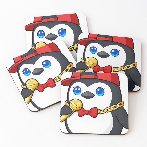 Item preview, Cute Penguin Rapper with Gold Chain designed and sold by pumsquare.