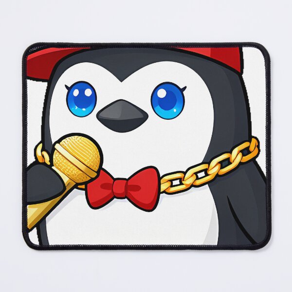 Item preview, Cute Penguin Rapper with Gold Chain designed and sold by pumsquare.