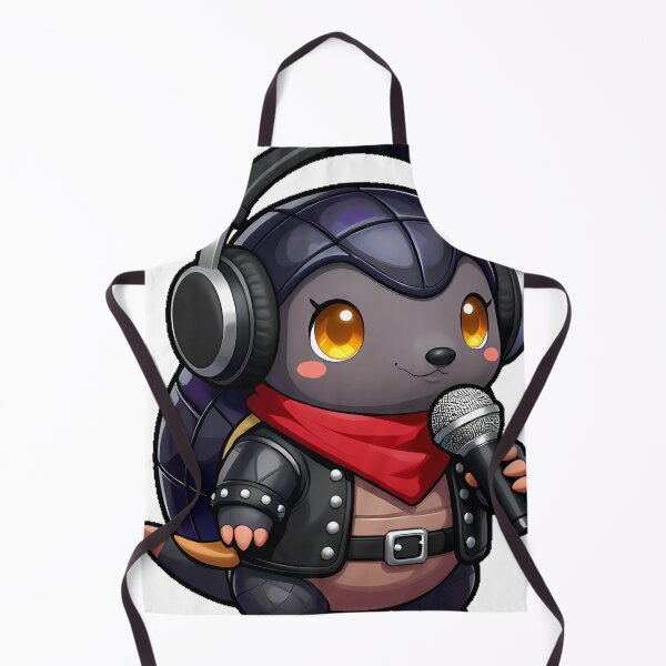 Item preview, Gothic Armadillo Rockstar with Headphones designed and sold by IllumeInk.