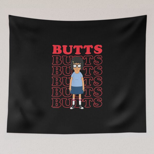 Item preview, Bob'ss Burgers Tina Likes Butts Logo Stack designed and sold by Polaroideffect ⭐⭐⭐⭐⭐(968).
