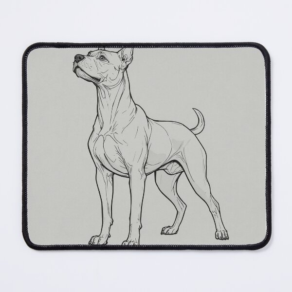 Item preview, Proud & Powerful Dog Line Art – Confident Canine Minimalist Pet Lover Design designed and sold by PixPixari.