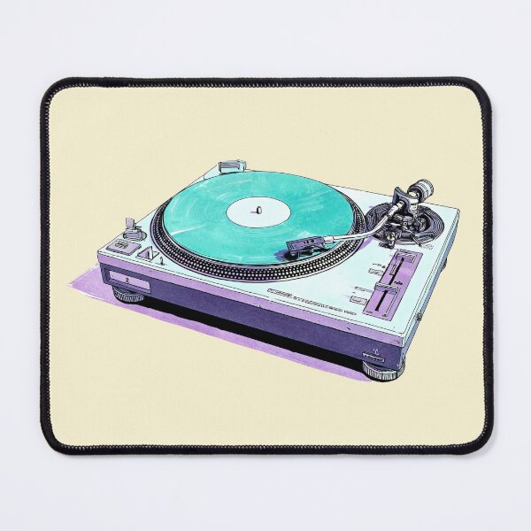 Item preview, Retro Turntable Record Player Illustration designed and sold by jianina-alondra.