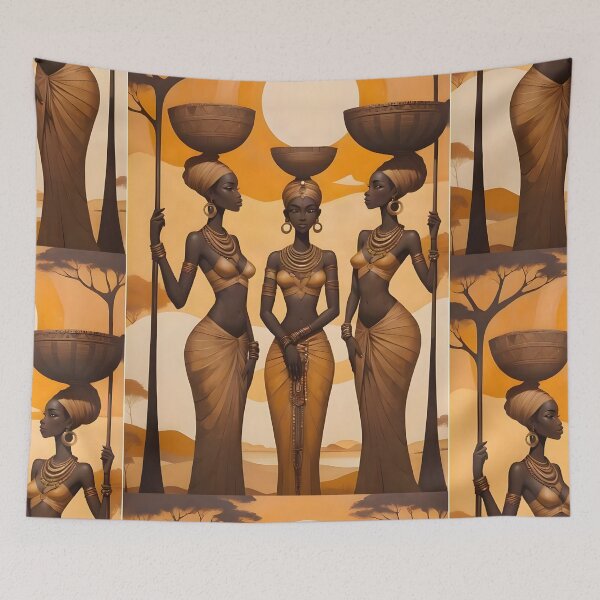 Item preview, African Oil Painting design designed and sold by Joshuasanga76a.