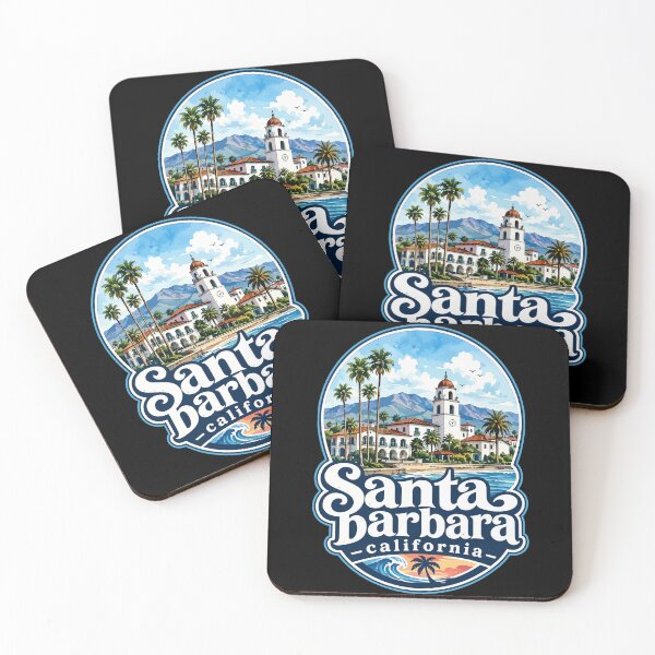 Item preview, Santa Barbara California Watercolor designed and sold by TomFrontierArt.