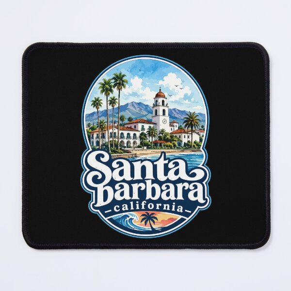 Item preview, Santa Barbara California Watercolor designed and sold by TomFrontierArt.