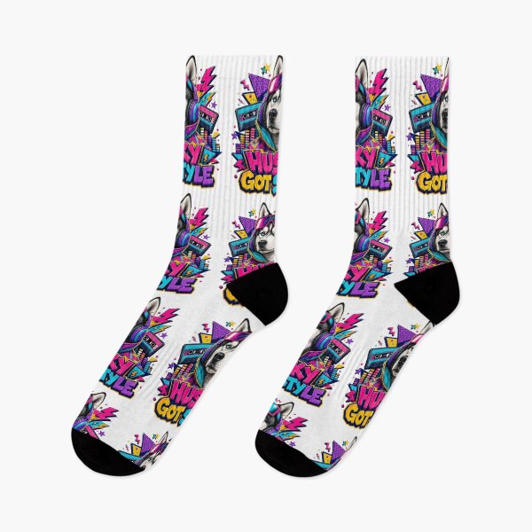 Item preview, Retro Husky Music Lover Got Style designed and sold by Kolibra.