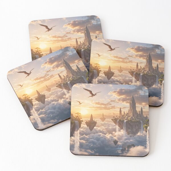 Item preview, Fantasy Islands Above the Clouds designed and sold by Fanta-sticky.