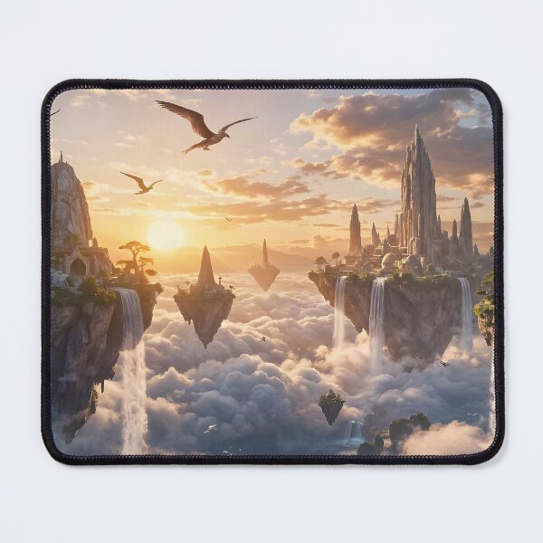 Item preview, Fantasy Islands Above the Clouds designed and sold by Fanta-sticky.