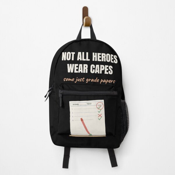 Item preview, Not All Heroes Wear Capes Teacher Gift designed and sold by The Cozy Design Studio.