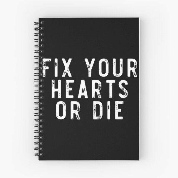 Item preview, Motivational Quote Fix Your Hearts Or Die designed and sold by ArchieBiava1.