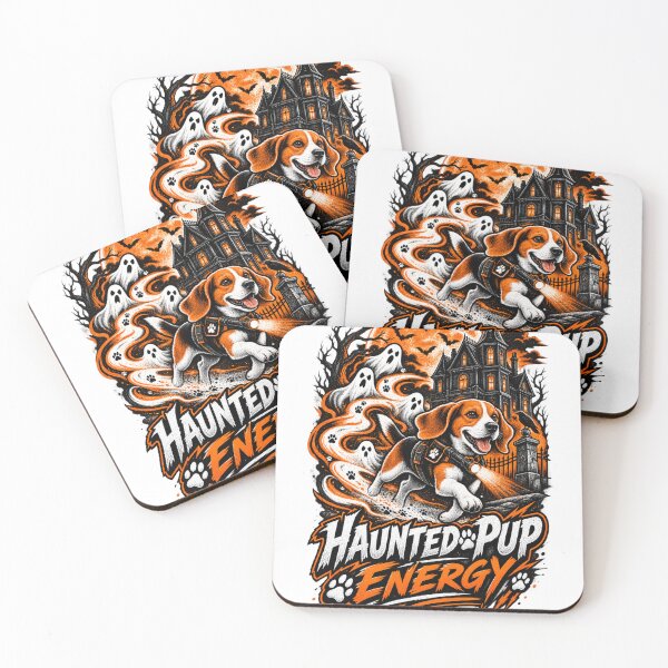 Item preview, Haunted Pup Energy Beagle Halloween Funny Beagle Ghost Hunting Shirt designed and sold by KnrNazimTHRE4DS.