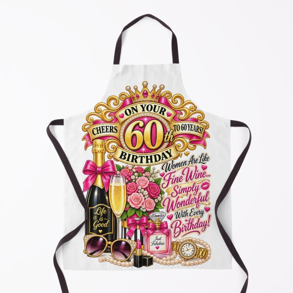 Item preview, https://www.redbubble.com/i/mug/60th-Birthday-Women-Are-Like-Fine-Wine-Simply-Wonderful-With-Every-Birthday-by-WaltGral/182922576/ctqx?asc=u designed and sold by Clothes With Smiling Animals Walt Gral.